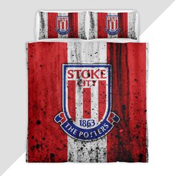 Stoke City FC EFL Championship 11 Duvet Cover - Stoke City Bedding Set
