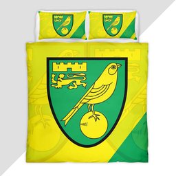 Norwich City FC EFL Championship 08 Duvet Cover - Norwich City Bedding Set