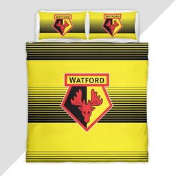 Watford FC EFL Championship 03 Duvet Cover - Watford FC Bedding Set