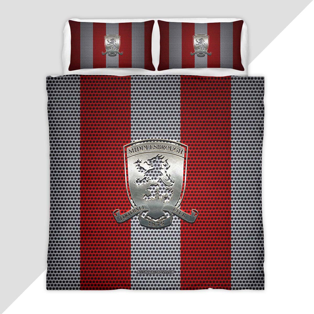 Middlesbrough FC EFL Championship 14 Duvet Cover - Middlesbrough FC Bedding Set