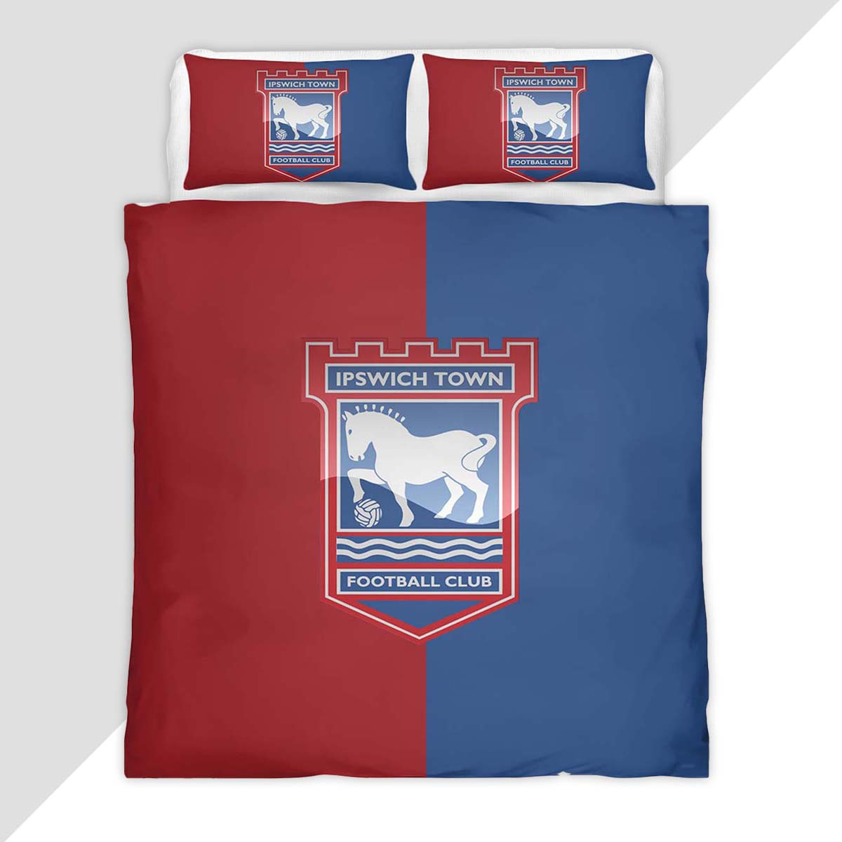 Ipswich Town FC EFL Championship 02 Duvet Cover - Ipswich Town Bedding Set