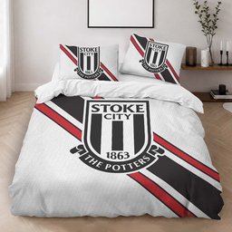 Stoke City FC EFL Championship 01 Duvet Cover - Stoke City Bedding Set 2