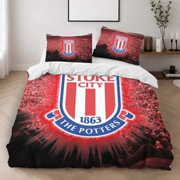 Stoke City FC EFL Championship 05 Duvet Cover - Stoke City Bedding Set 2