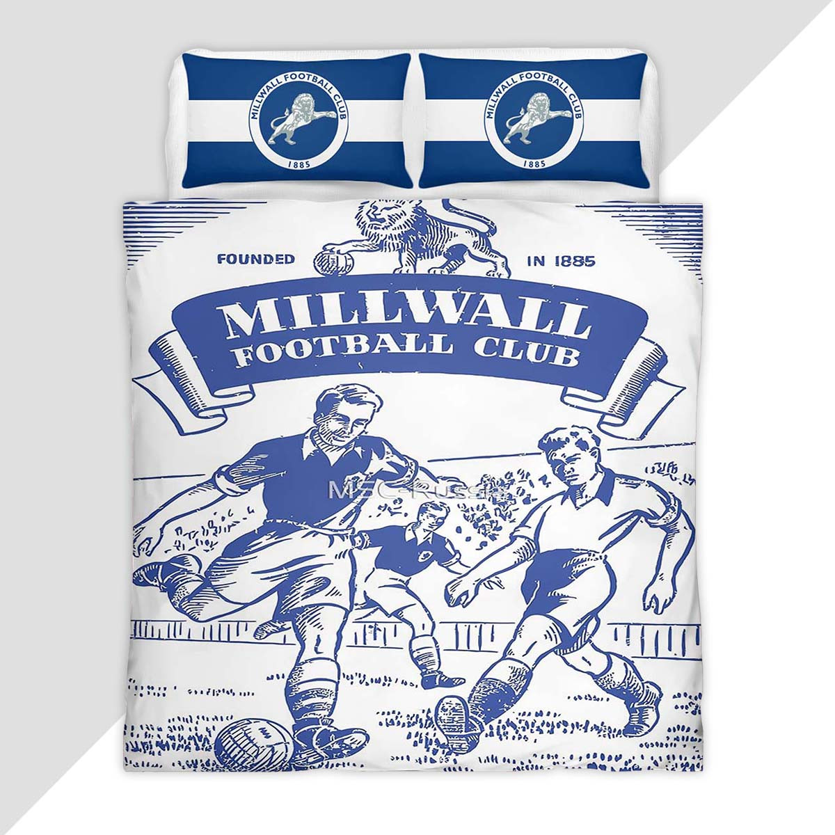 Millwall FC EFL Championship 10 Duvet Cover - Millwall FC Bedding Set