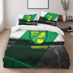 Norwich City FC EFL Championship 06 Duvet Cover - Norwich City Bedding Set 2