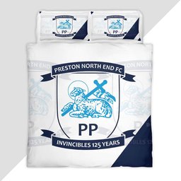 Preston North End FC EFL Championship 02 Duvet Cover - Preston North End Bedding Set