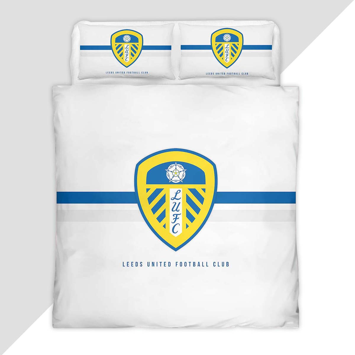 Leeds United FC EFL Championship 12 Duvet Cover - Leeds United Bedding Set