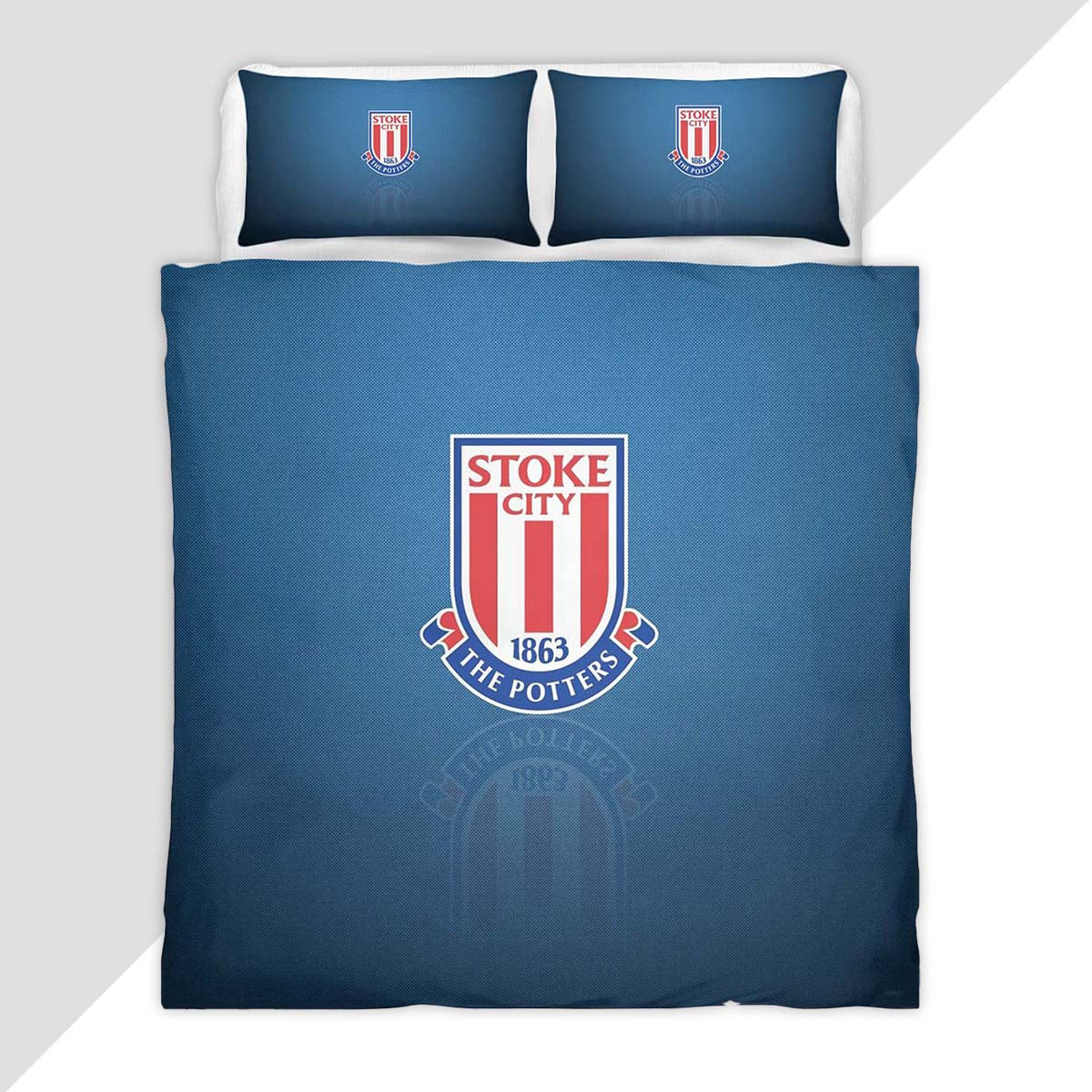 Stoke City FC EFL Championship 19 Duvet Cover - Stoke City Bedding Set