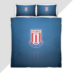 Stoke City FC EFL Championship 19 Duvet Cover - Stoke City Bedding Set