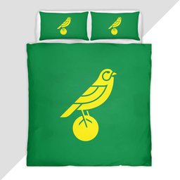 Norwich City FC EFL Championship 04 Duvet Cover - Norwich City Bedding Set