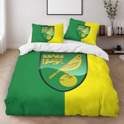 Norwich City FC EFL Championship 02 Duvet Cover - Norwich City Bedding Set 2