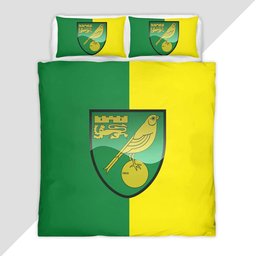 Norwich City FC EFL Championship 02 Duvet Cover - Norwich City Bedding Set