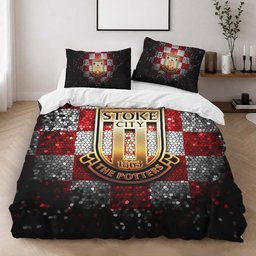 Stoke City FC EFL Championship 08 Duvet Cover - Stoke City Bedding Set 2