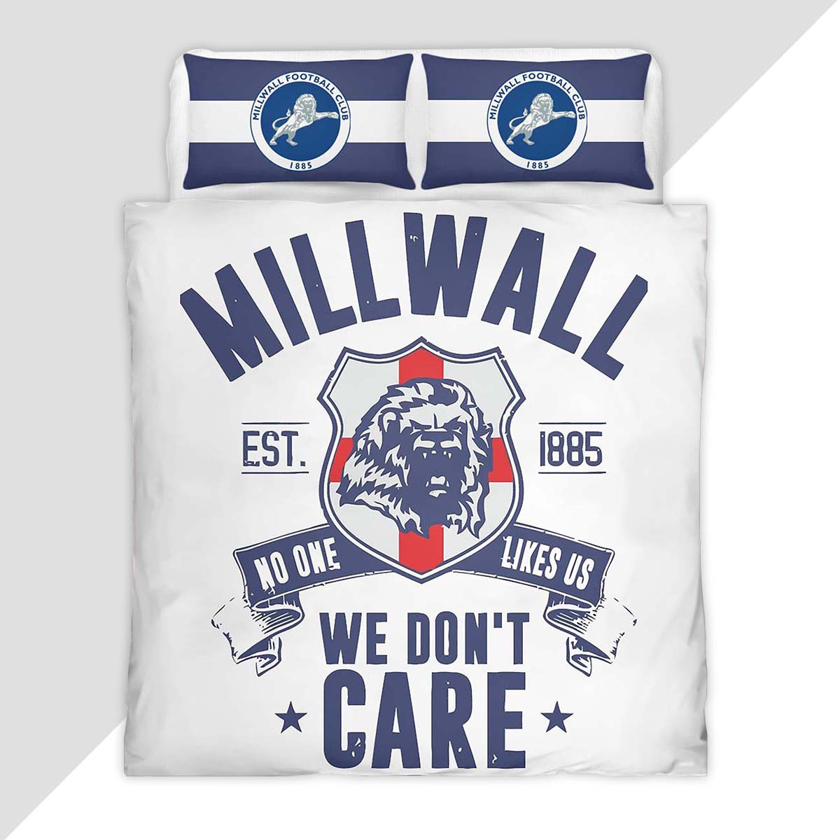 Millwall FC EFL Championship 11 Duvet Cover - Millwall FC Bedding Set