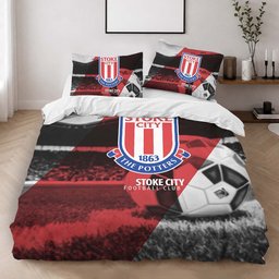 Stoke City FC EFL Championship 06 Duvet Cover - Stoke City Bedding Set 2