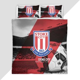 Stoke City FC EFL Championship 06 Duvet Cover - Stoke City Bedding Set