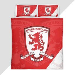 Middlesbrough FC EFL Championship 08 Duvet Cover - Middlesbrough FC Bedding Set