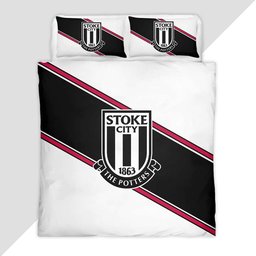 Stoke City FC EFL Championship 15 Duvet Cover - Stoke City Bedding Set