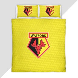 Watford FC EFL Championship 02 Duvet Cover - Watford FC Bedding Set