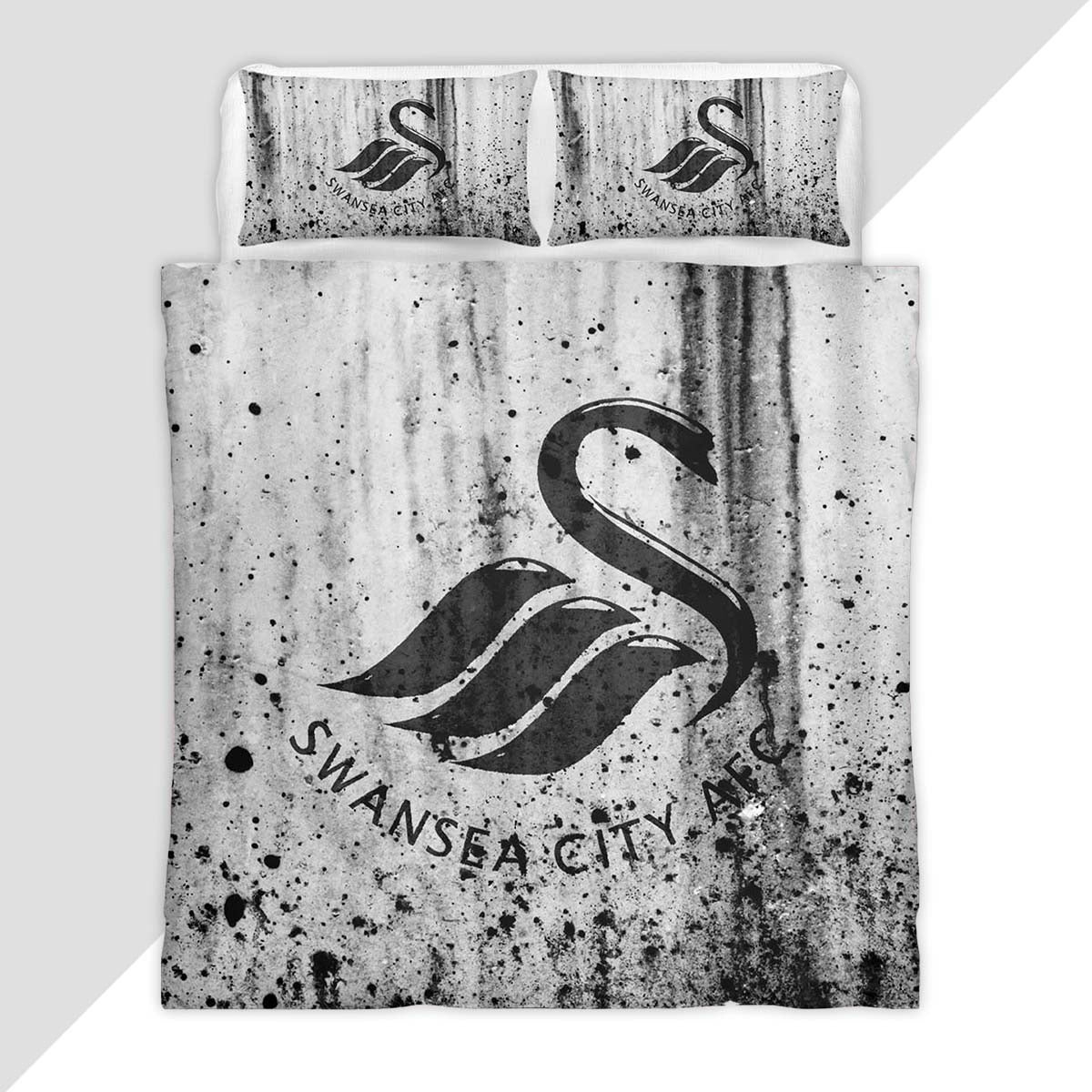 Swansea City AFC EFL Championship 04 Duvet Cover - Swansea City Bedding Set