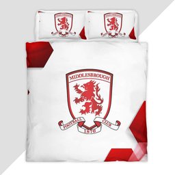 Middlesbrough FC EFL Championship 02 Duvet Cover - Middlesbrough FC Bedding Set