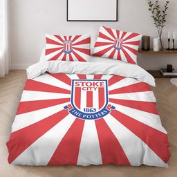Stoke City FC EFL Championship 04 Duvet Cover - Stoke City Bedding Set 2