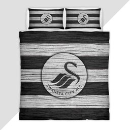 Swansea City AFC EFL Championship 02 Duvet Cover - Swansea City Bedding Set