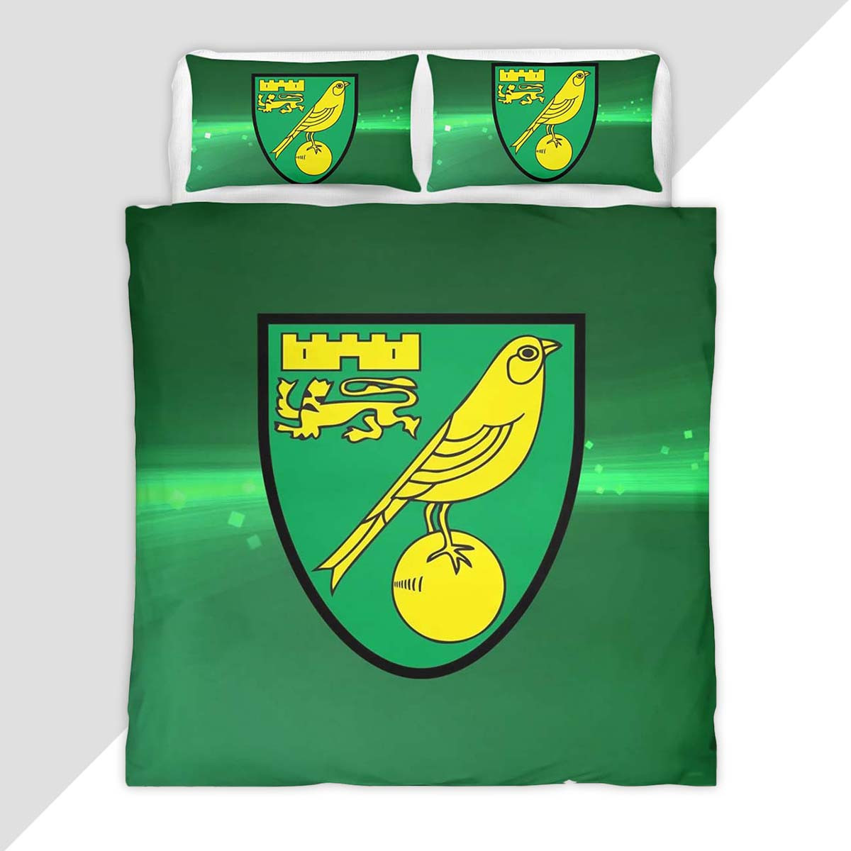 Norwich City FC EFL Championship 07 Duvet Cover - Norwich City Bedding Set