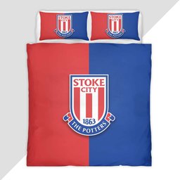 Stoke City FC EFL Championship 22 Duvet Cover - Stoke City Bedding Set