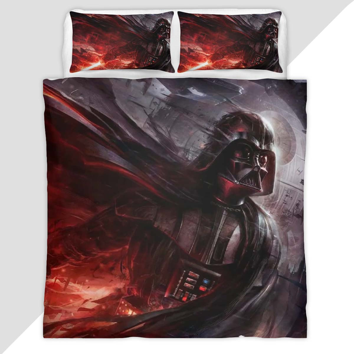 Darth Vader Magma Star Wars Duvet Cover - Star Wars Bedding Set