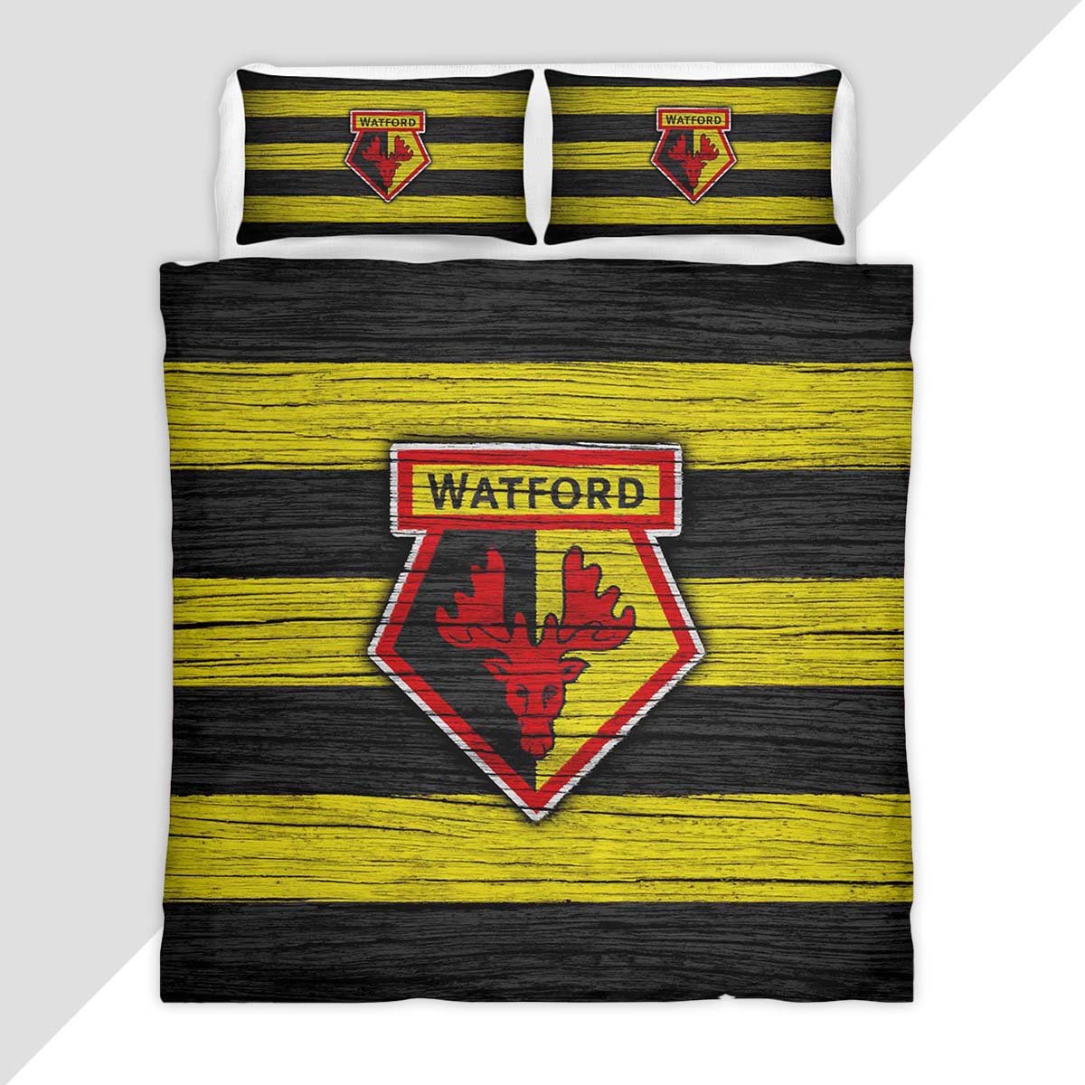 Watford FC EFL Championship 07 Duvet Cover - Watford FC Bedding Set