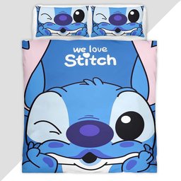 Disney Stitch 9 Duvet Cover - Lilo and Stitch Bedding Set