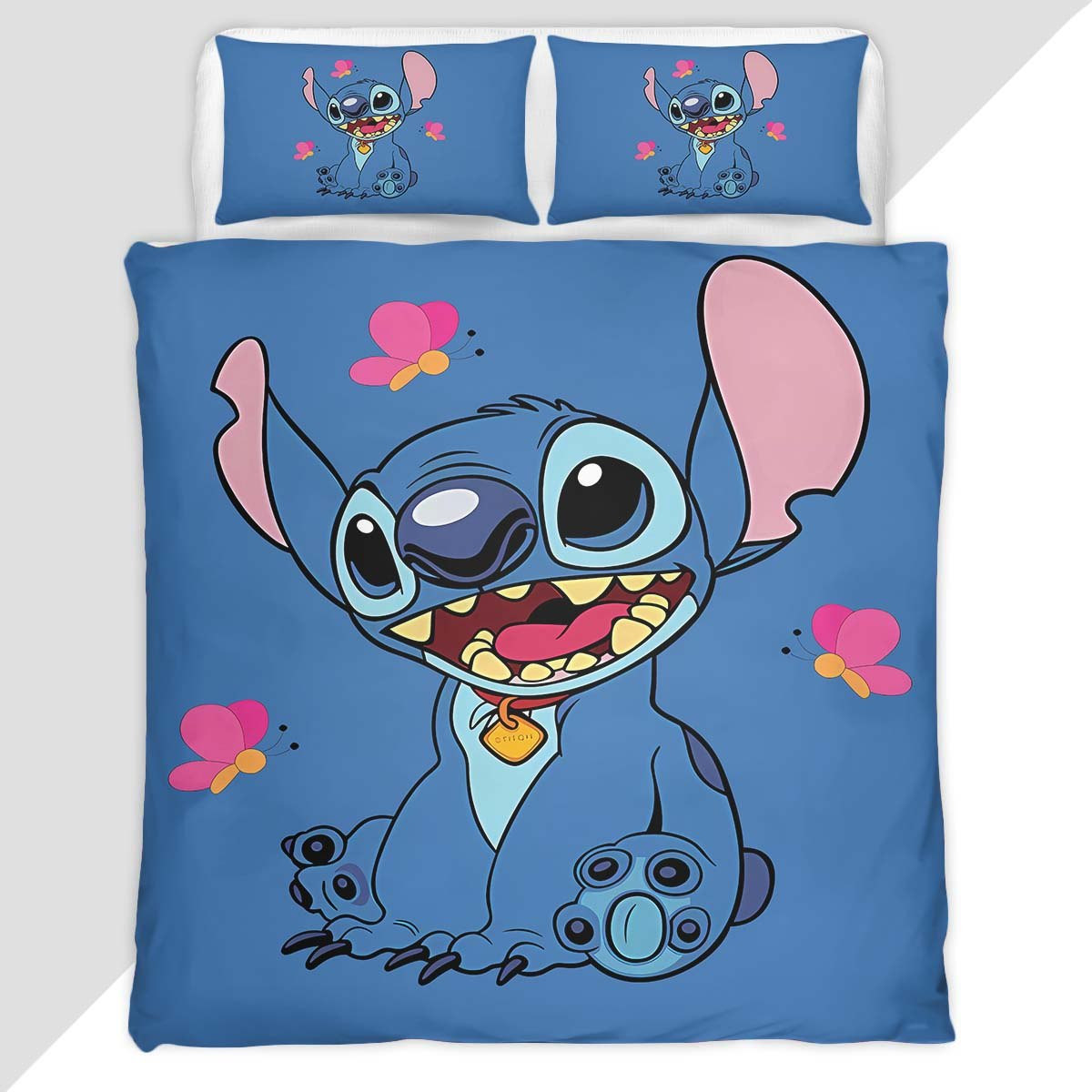 Disney Stitch 66 Duvet Cover - Lilo and Stitch Bedding Set