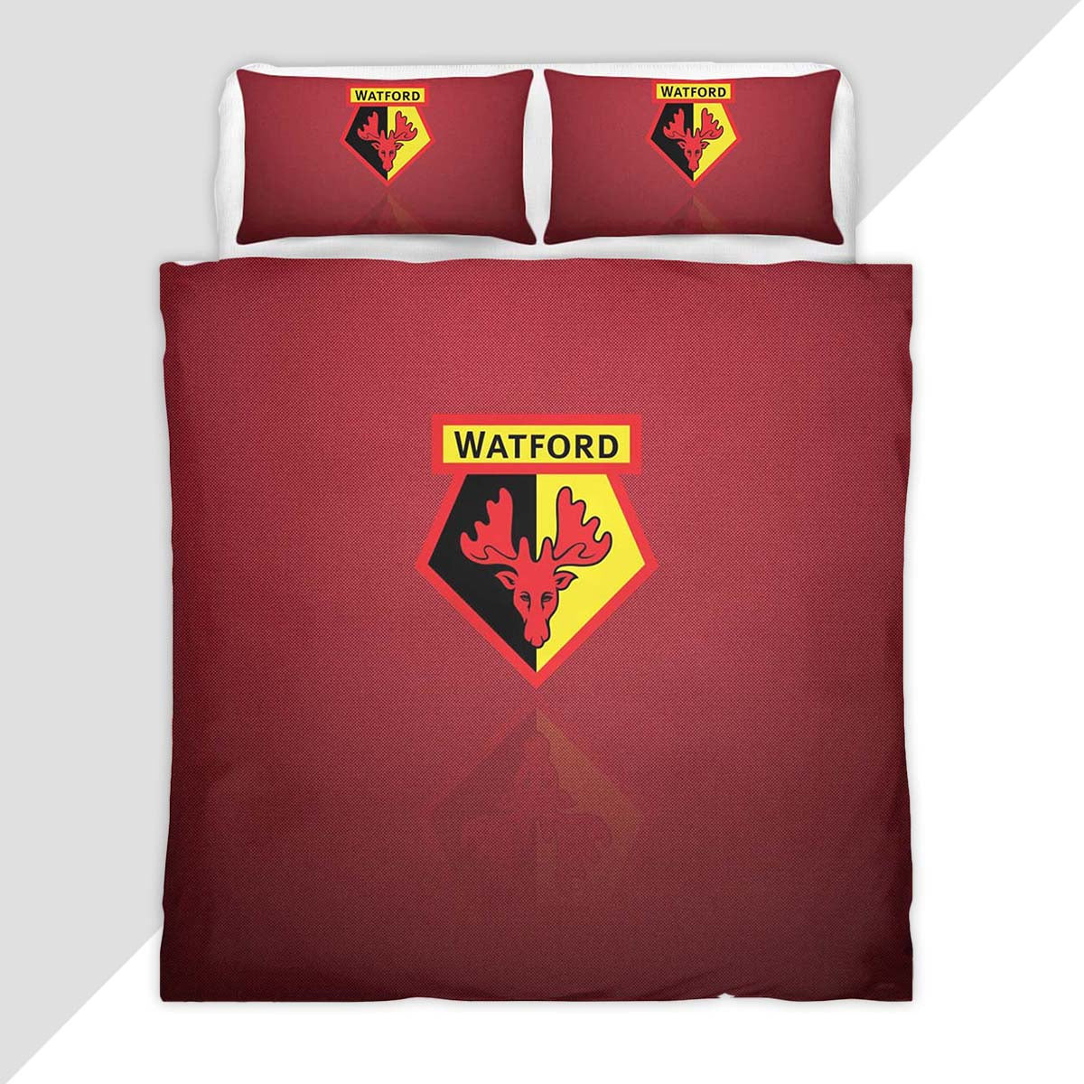 Watford FC EFL Championship 16 Duvet Cover - Watford FC Bedding Set