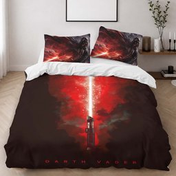 Darth Vader Red Lightsaber Duvet Cover - Star Wars Bedding Set 2