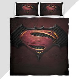 DC Batman And Superman Duvet Cover - DC Comics Bedding Set