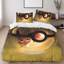 Eevee Evolution Pokemon Ball Duvet Cover - Pokemon Bedding Set 2
