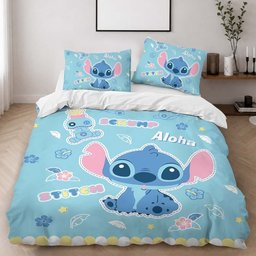 Disney Stitch Aloha Duvet Cover - Lilo and Stitch Bedding Set 2