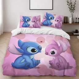 Disney Stitch and Angel 16 Duvet Cover - Lilo and Stitch Bedding Set 2