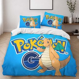 Dragonite Pokemon 4 Duvet Cover - Pokemon Bedding Set 2