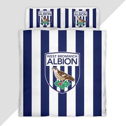 West Bromwich WBA FC EFL Championship 12 Duvet Cover - West Bromwich Albion Bedding Set