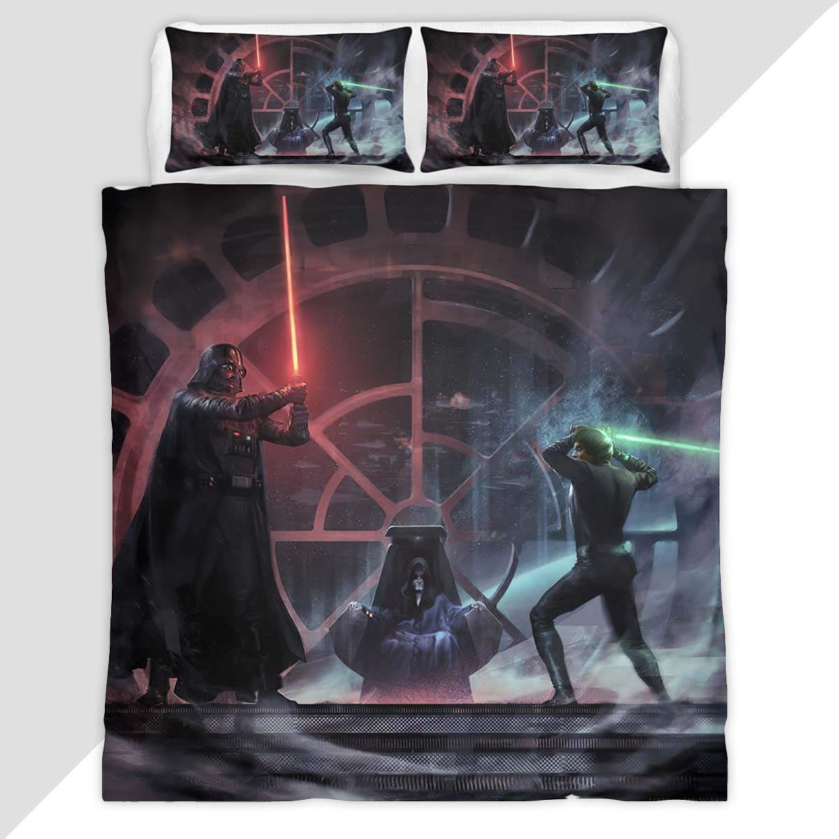 Darth Vader Vs Luke Skywalker Duvet Cover - Star Wars Bedding Set