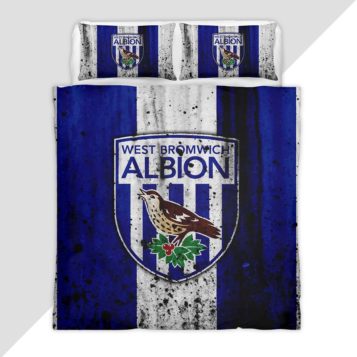 West Bromwich WBA FC EFL Championship 08 Duvet Cover - West Bromwich Albion Bedding Set