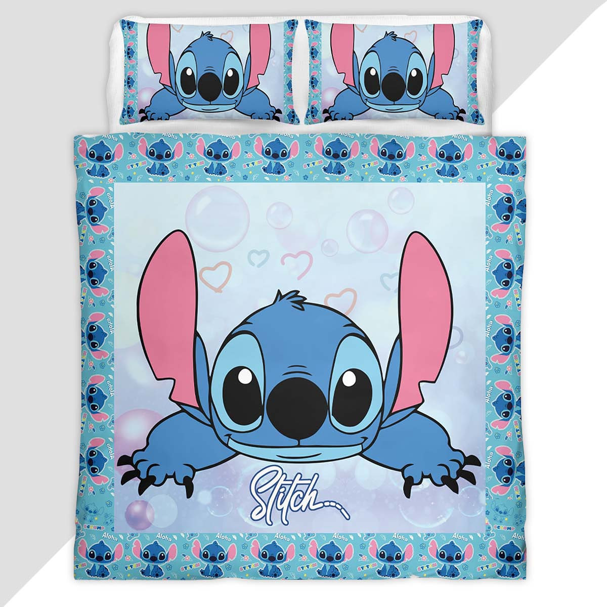 Disney Stitch 58 Duvet Cover - Lilo and Stitch Bedding Set
