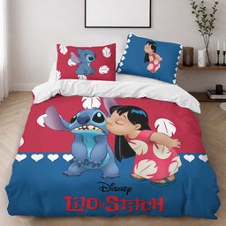Disney Stitch 62 Duvet Cover - Lilo and Stitch Bedding Set 2