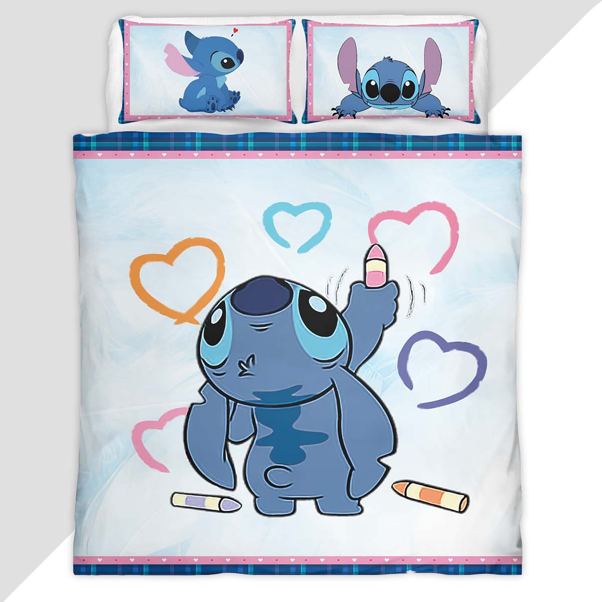 Disney Stitch 55 Duvet Cover - Lilo and Stitch Bedding Set