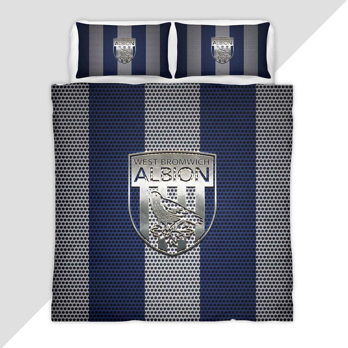 West Bromwich WBA FC EFL Championship 11 Duvet Cover - West Bromwich Albion Bedding Set
