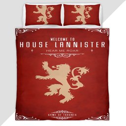 Game Of Thrones House Lannister Duvet Cover - Game of Thrones Bedding Set