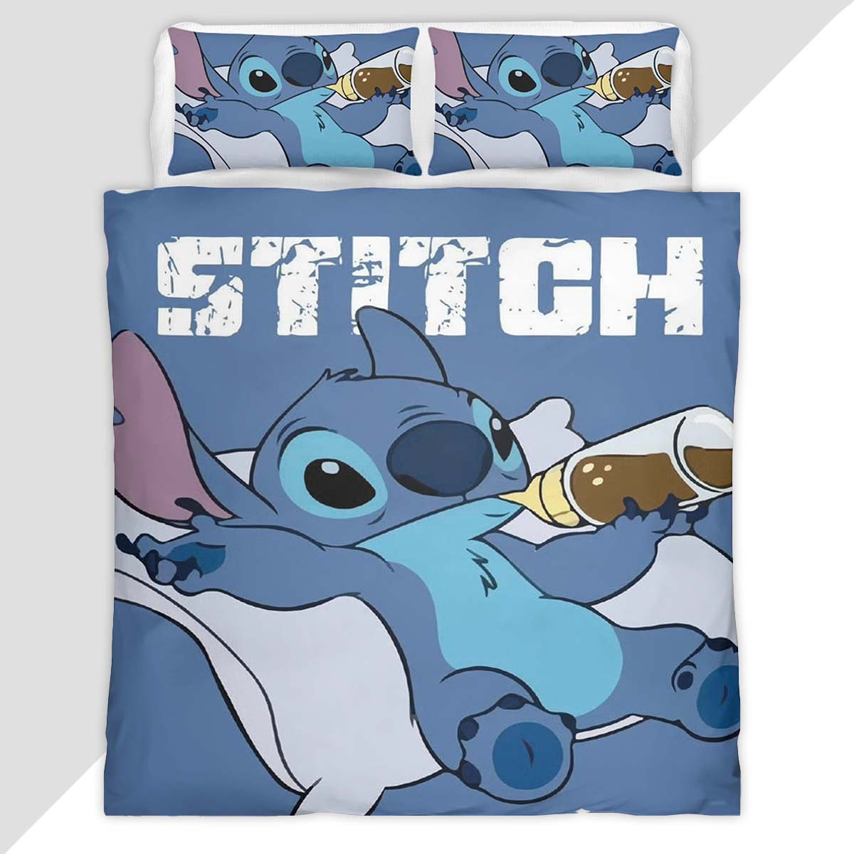 Disney Stitch 52 Duvet Cover - Lilo and Stitch Bedding Set