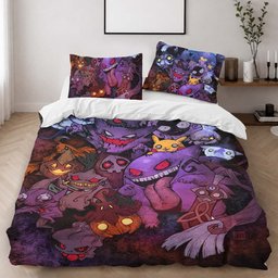 Gengar Pokemon Duvet Cover - Pokemon Bedding Set 2